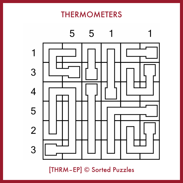 Thermometers [THRM4004P] Sorted Puzzles