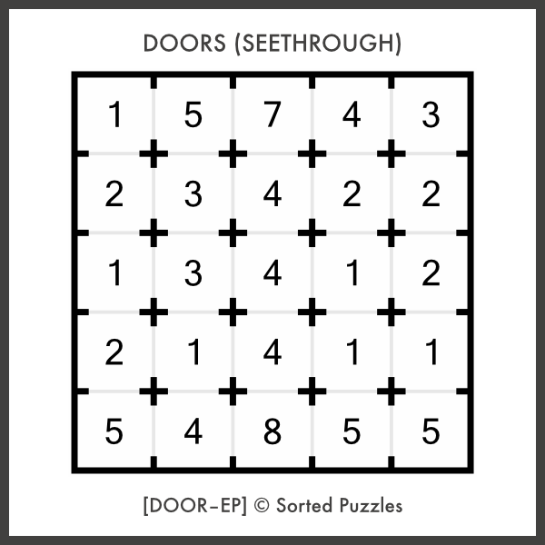 Doors DOOR 3 003P Sorted Puzzles   Doors Seethrough Example Puzzle 